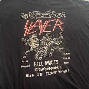 Slayer Black Graphic T-Shirt